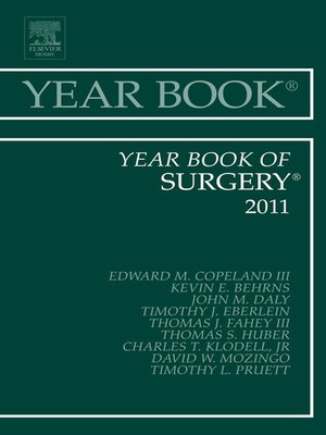 cover image of Year Book of Surgery 2011